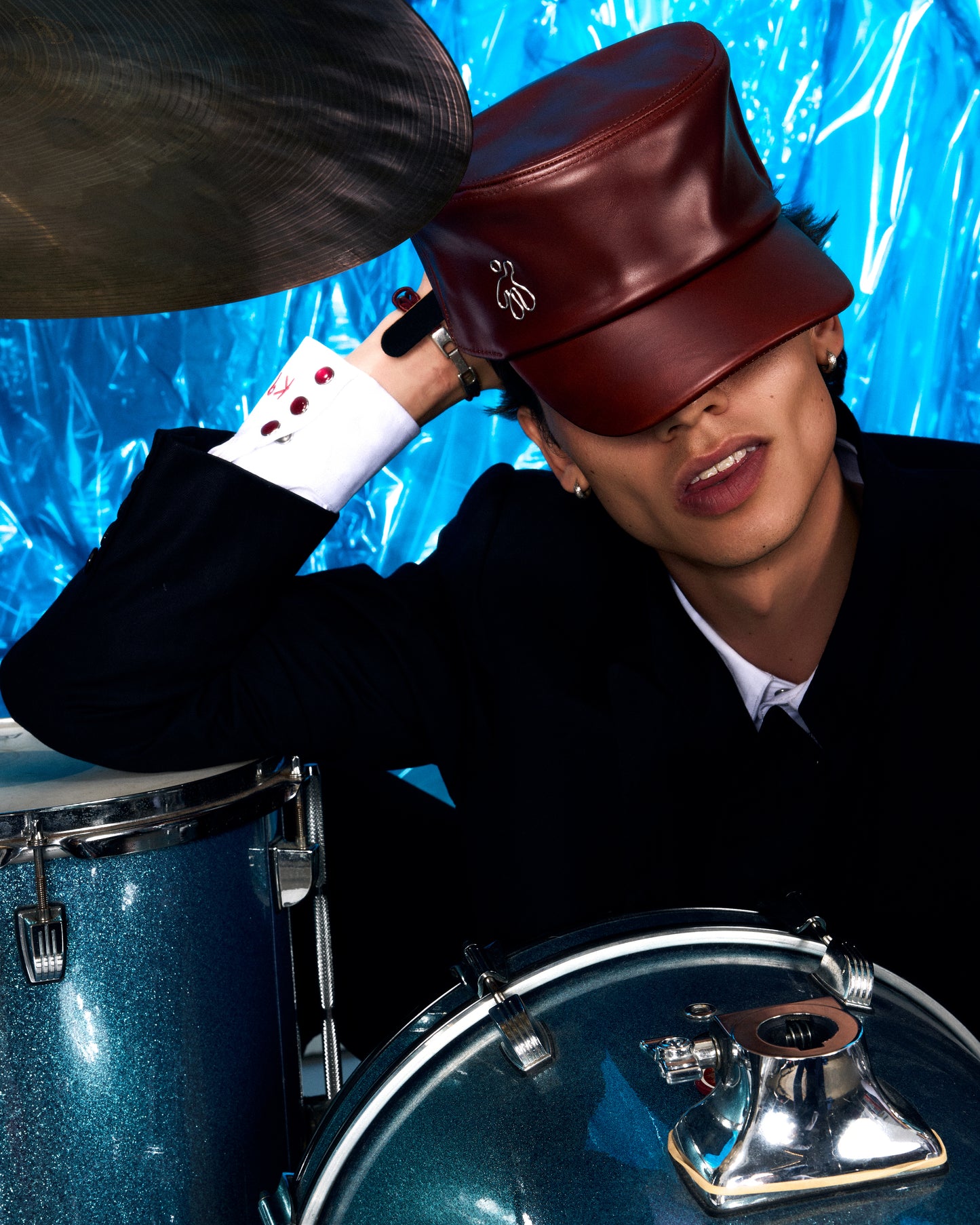 100% LEATHER HAT