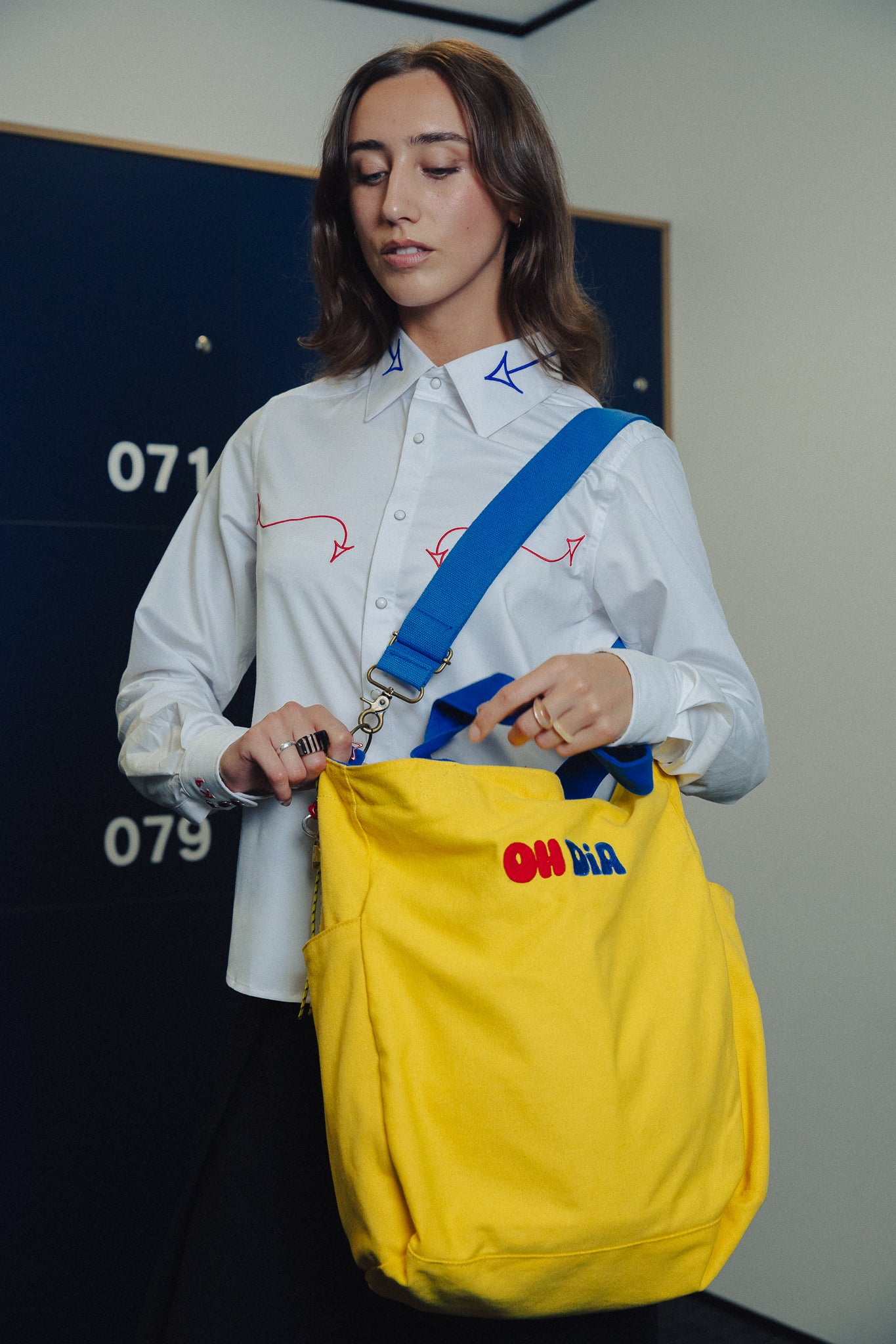 Concrete Cowboy Saddle Bag BLUE