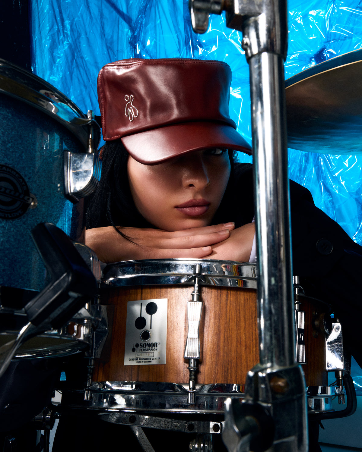 100% LEATHER HAT