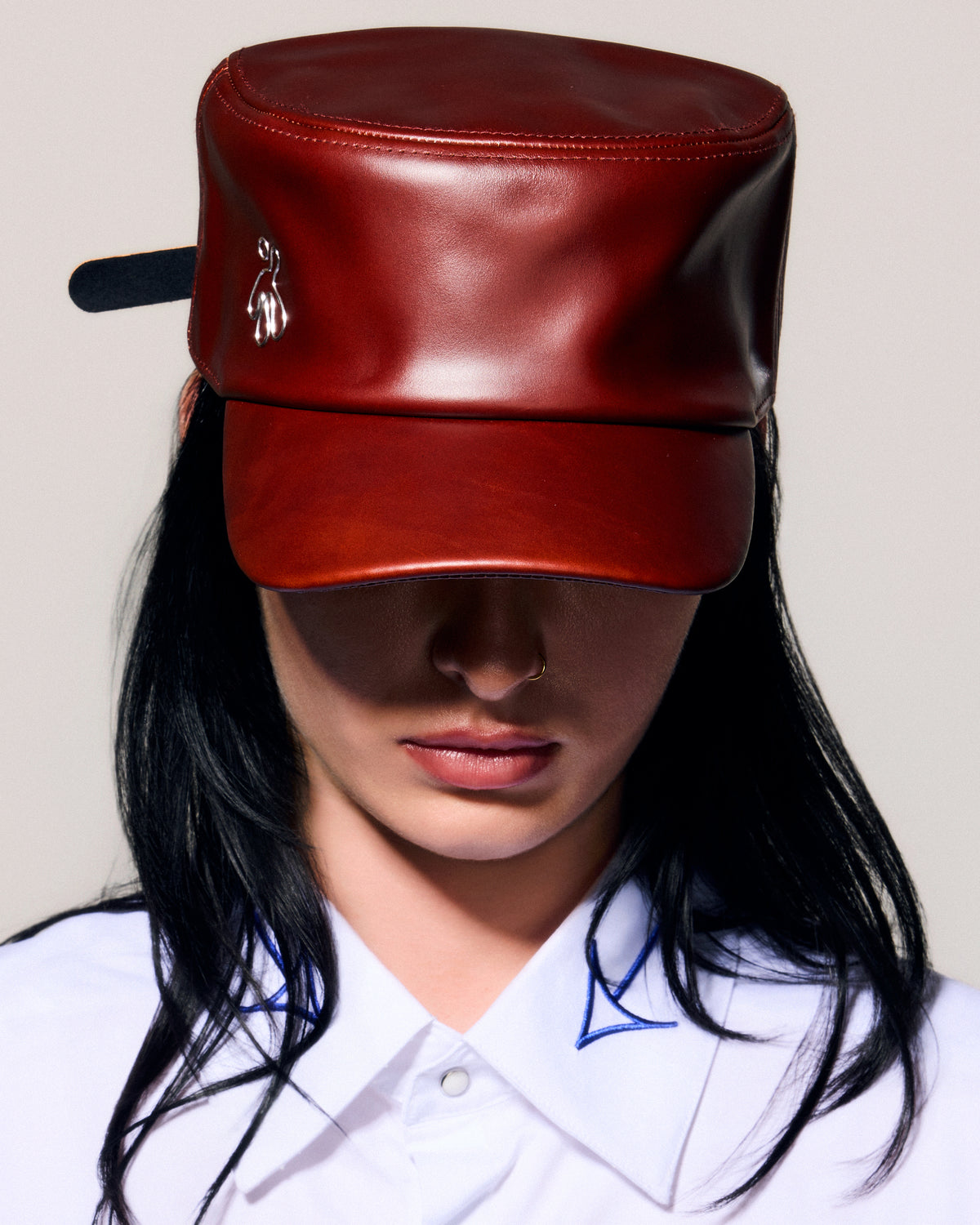 100% LEATHER HAT