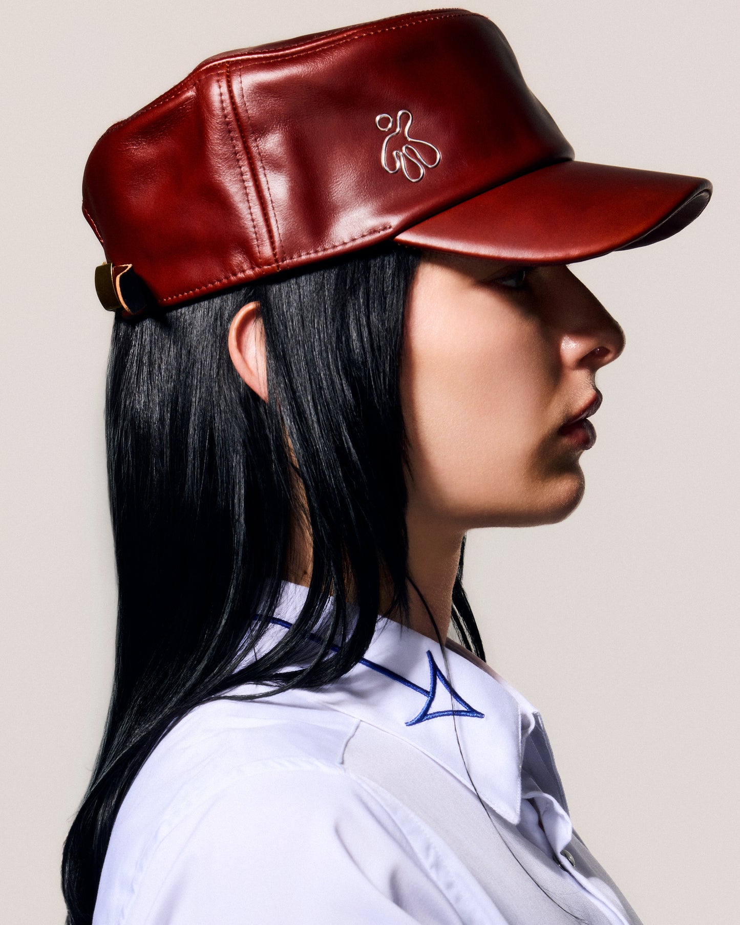 100% LEATHER HAT
