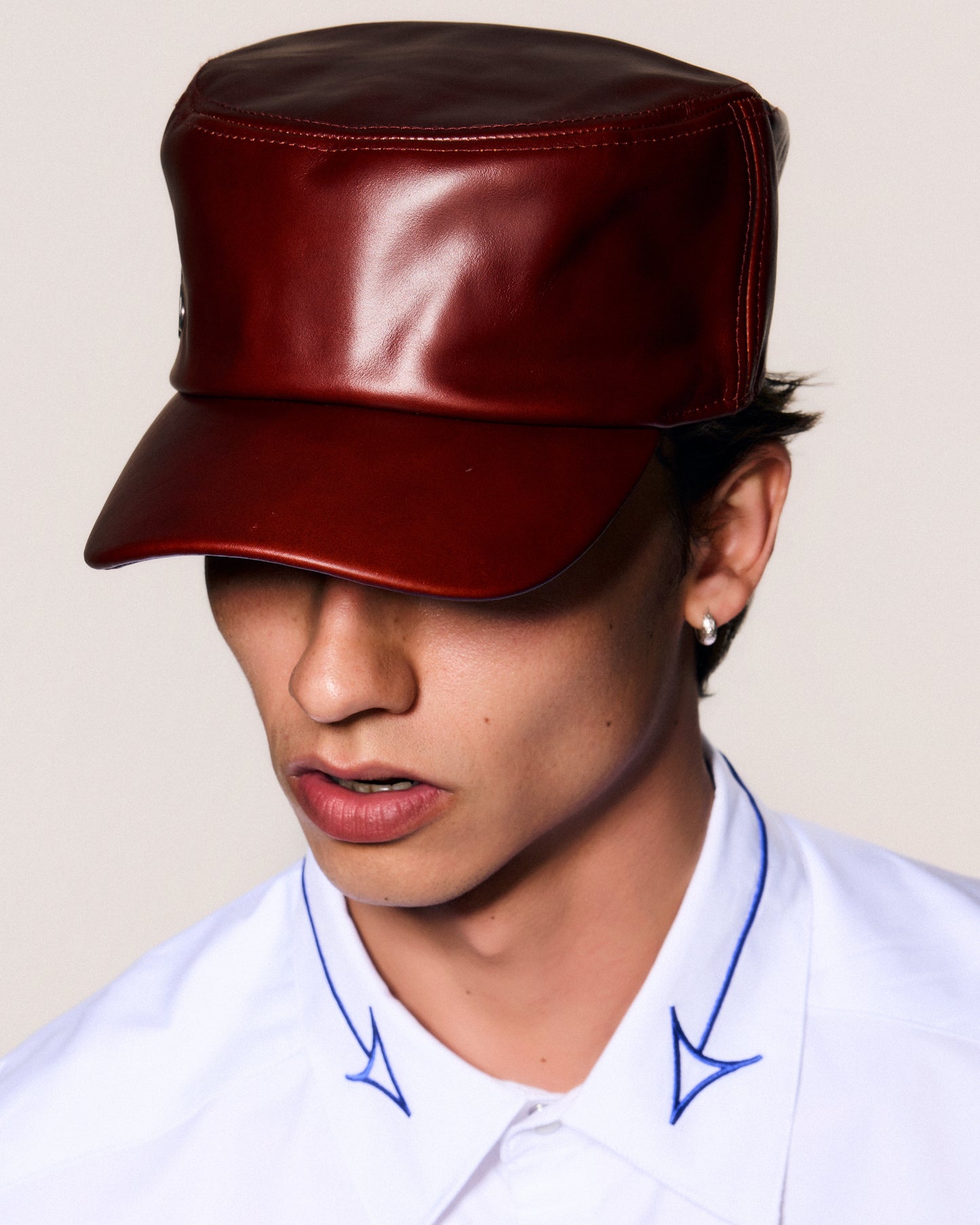 100% LEATHER HAT